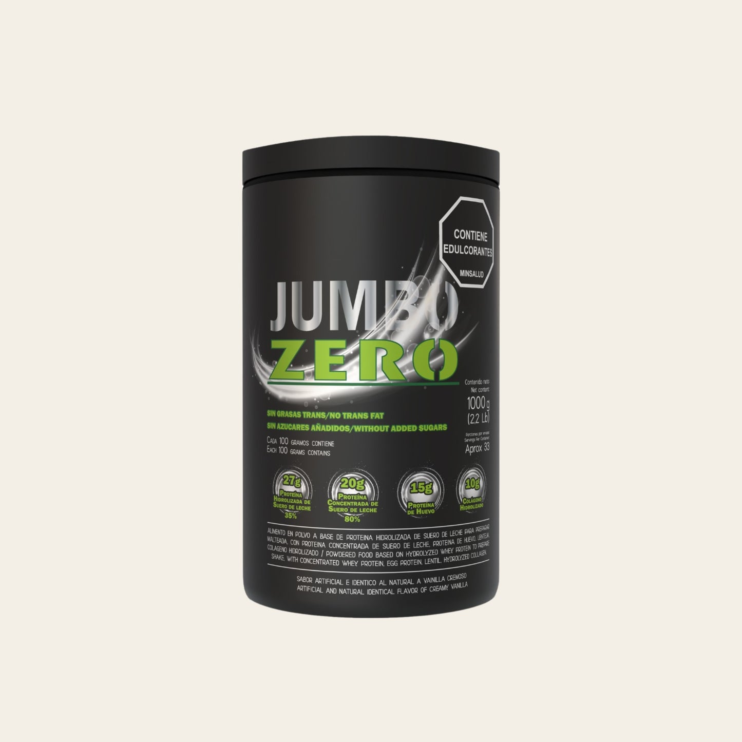 Proteína Limpia Jumbo Zero x 2 Lbs