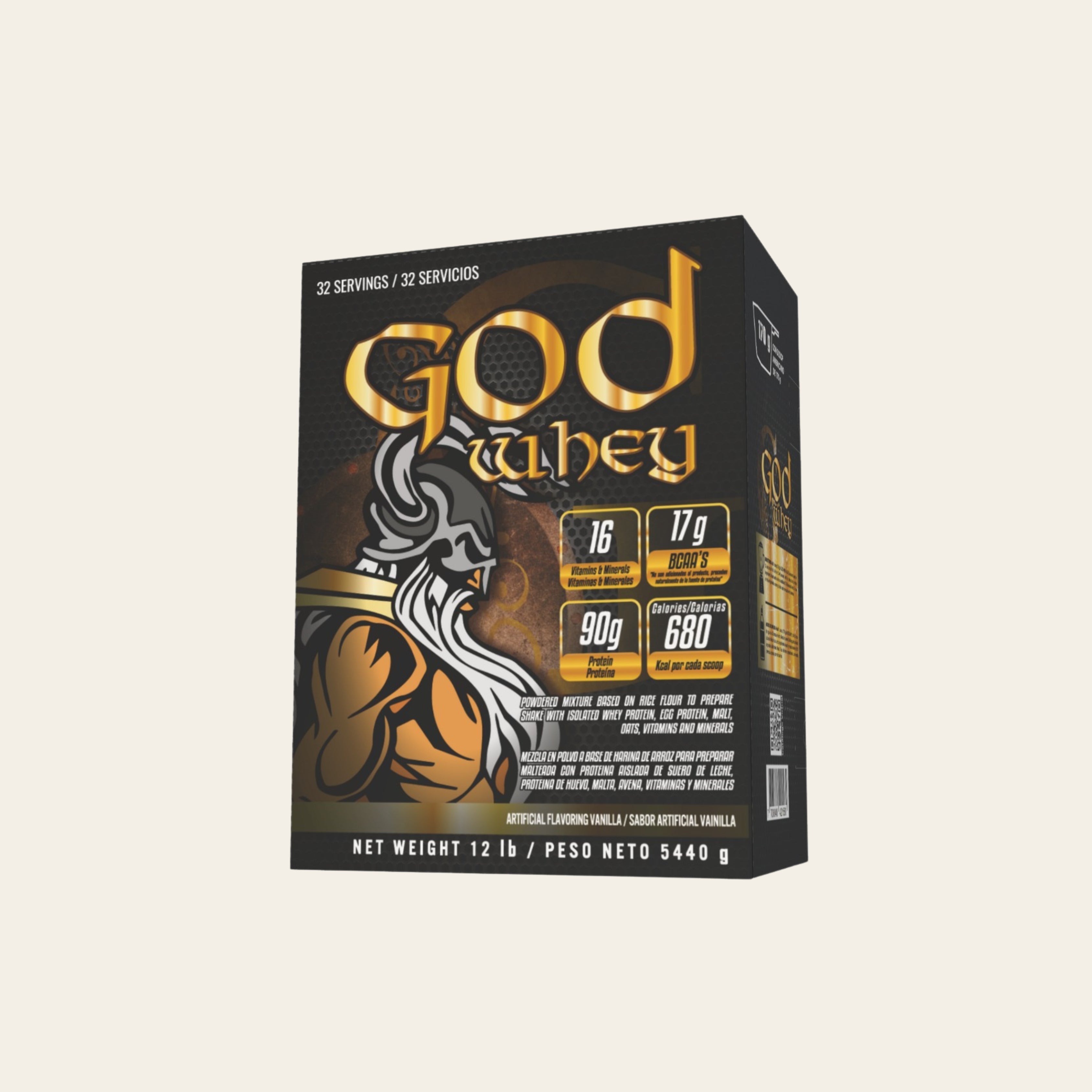 Proteína 12 lb Hipercalórica God Whey