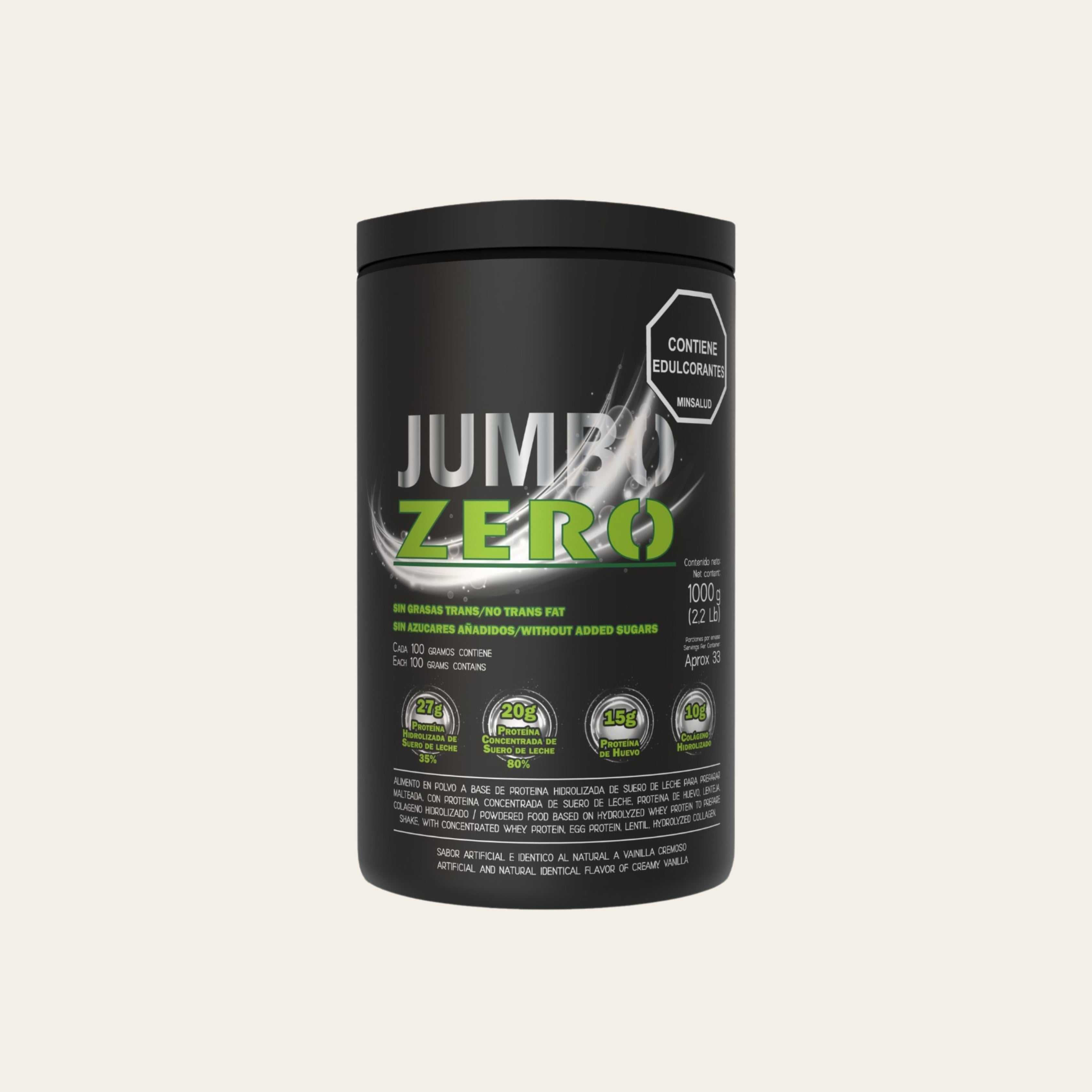Proteína Limpia Jumbo Zero x 2 Lbs