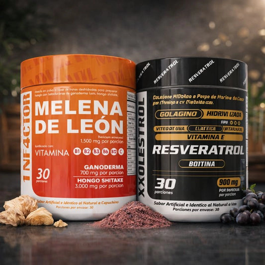 COMBO Melena de león y Resveratrol