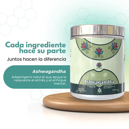 COMBO Resveratrol, citrato de magnesio y ashwagandha
