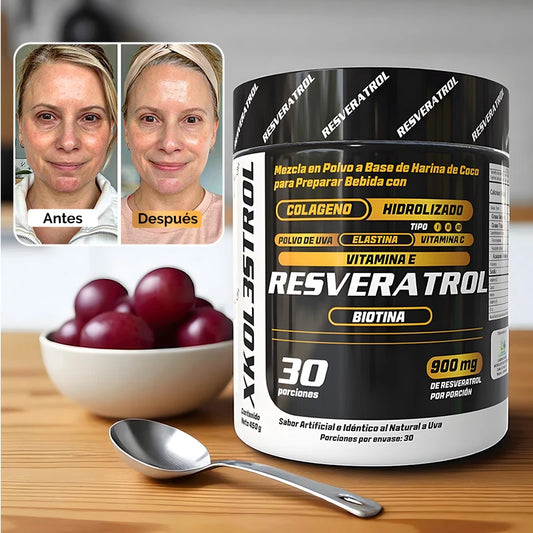 RESVERATROL PREMIUM 450g ¡Rejuvenece de Adentro hacia Afuera!